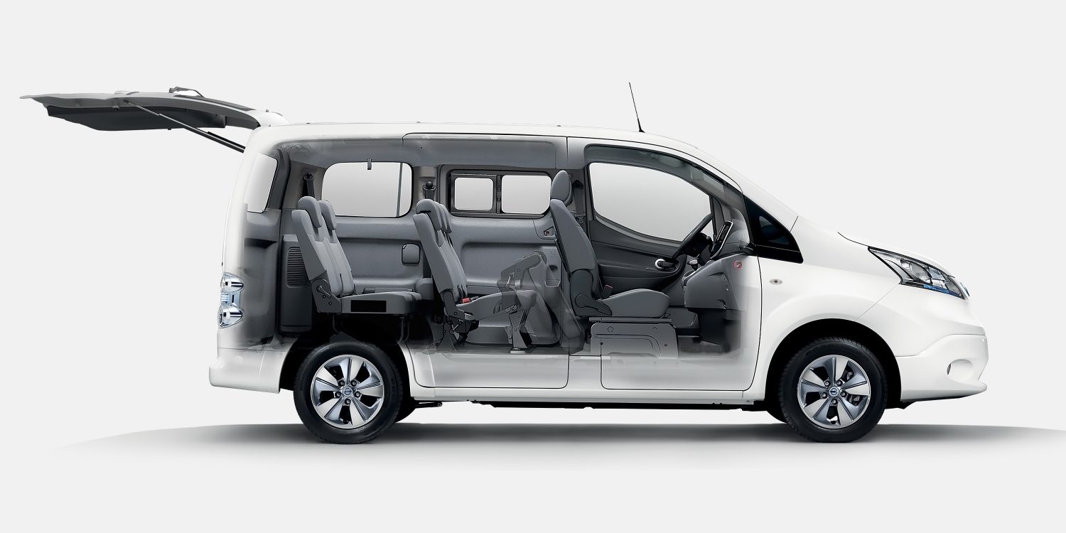 Nissan E-NV200 Combi - 7 seater electric car & people ...
